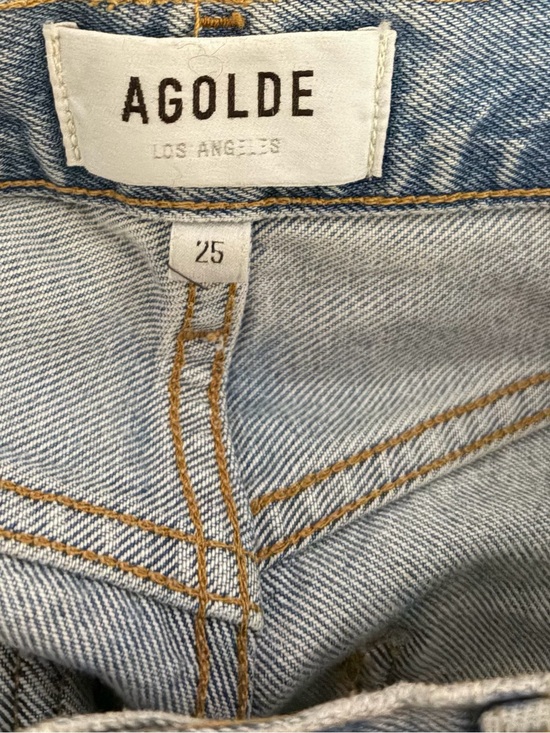 AGOLDE
Women\'s Lana Mid Rise Straight Jeans